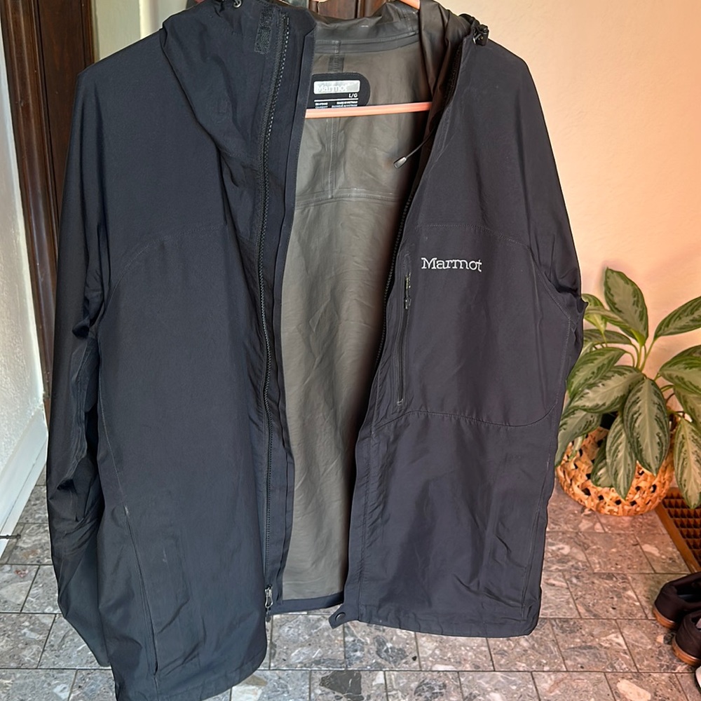 Men’s Marmot Minimalist Goretex Rain Jacket Size Large